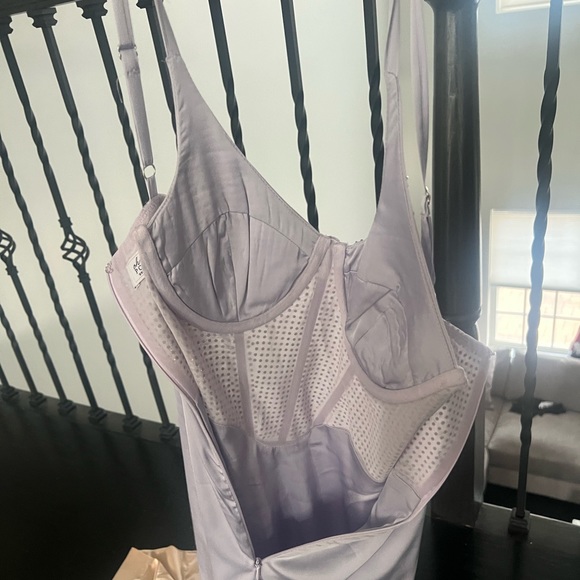 2 different princess Polly dresses one purple, one light pink - Picture 1 of 5